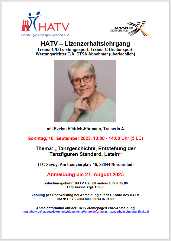 Lizenzerhaltslehrgang Evelyn Haedrich Hoermann 10 09 2023